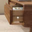 Table basse tournante et réglable en hauteur