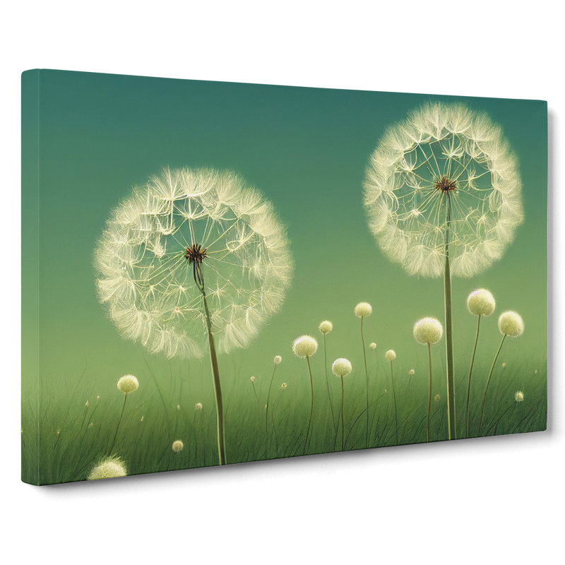 Dandelion Field Vol.1 - Wrapped Canvas, 50cm H x 76cm W x 3cm D