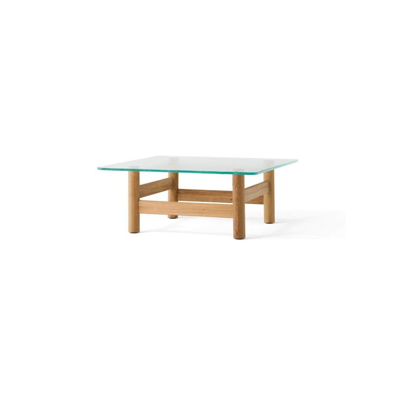 Brasilia Coffee Table, Natural Oak