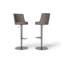 Guerrette Swivel Upholstered Adjustable Height Counter Stool with Metal Frame-42253261