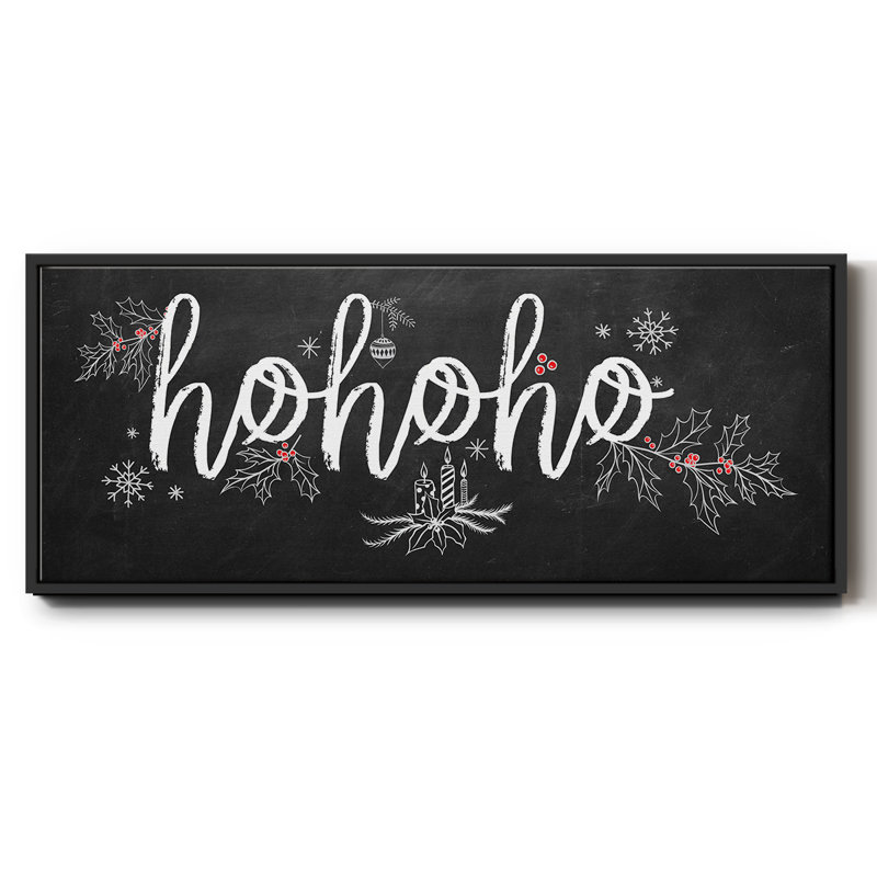 Ho Ho Ho- Framed Canvas