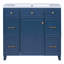 Meuble-lavabo simple 36 po avec plateau Zanita