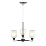 Amberle 3 - Light Dimmable Modern Linear Chandelier