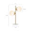 Lampe de table en marbre