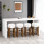 Tabouret de bar en bois massif Sekil-1914835559