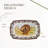 Spode Woodland Rectangular Platter - Turkey Brown/White