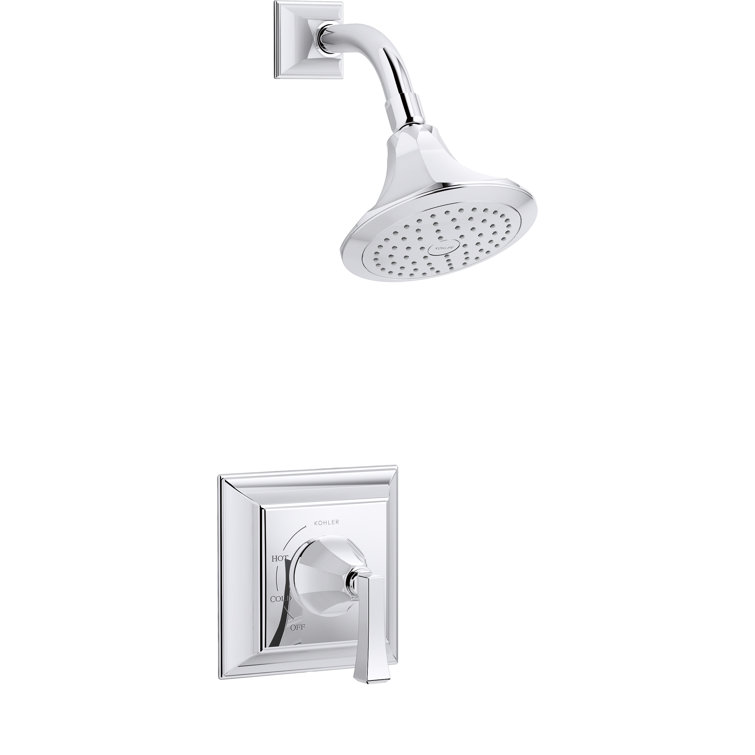 Memoirs® Stately Rite-Temp Shower Valve Trim with Deco Lever Handle and 2.5 Gpm Showerhead
