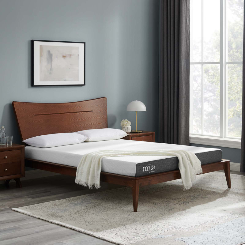 Mila 6" Gray Memory Foam Twin Mattress