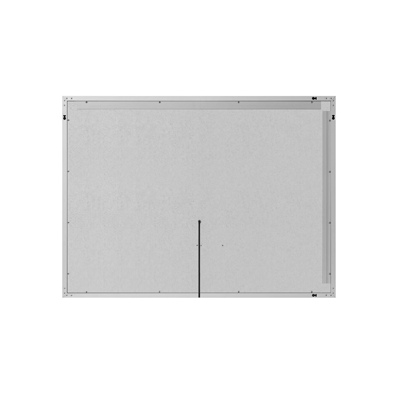Romano Perimeter Lighted Mirror with Dimmer and Defogger, Wall Switch Direct, 36" x 48"