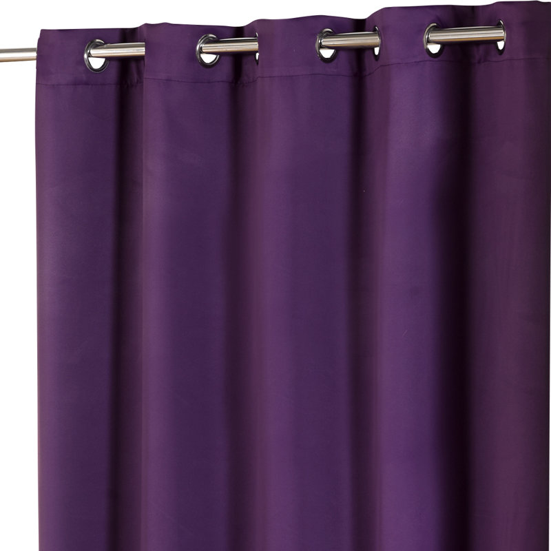 Lloyd Harbor Blackout Curtain Pair, Amethyst, 228 W x 228 D cm