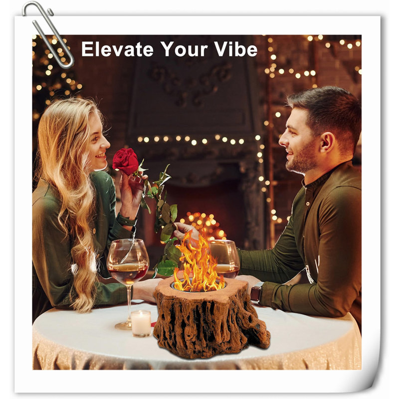 Tabletop Fire Concrete Tabletop Fireplace