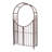 17.27cm W x 17.27cm D Steel Arbour with Gate-69947433