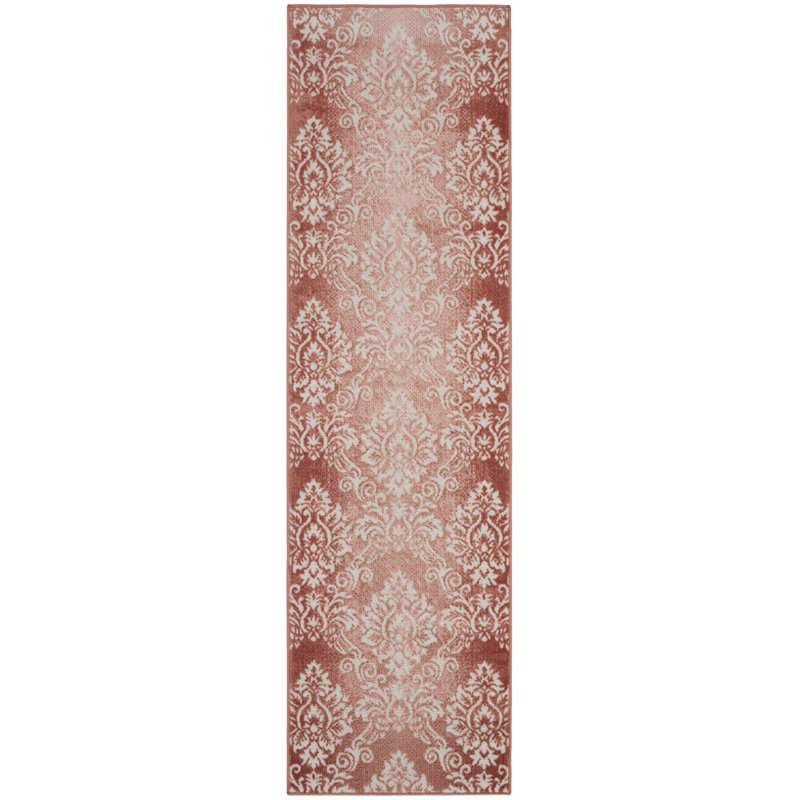 Gricell Damask Indoor Rug, Runner 2'3" x 7'6"