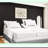 AdjustaLux 400 TC Cotton Split Bed Sheet Set - 5 Piece Adjustable Bedding Bundle with 2 Fitted Sheets, 1 Flat Sheet, and 2 Pillowcases in White Solid Color