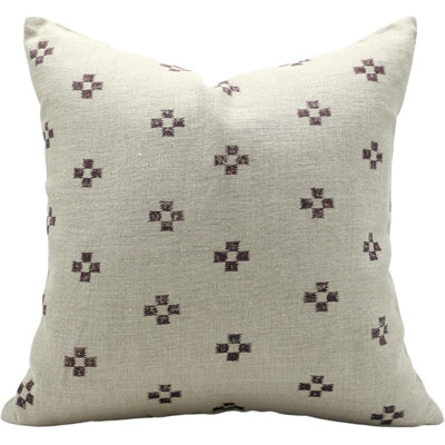 Fabdivine Handmade Cushion Cover – Decorative Throw for Sofa or Bed, Barfi