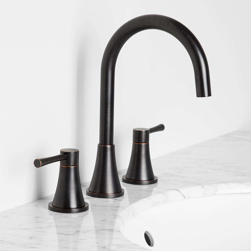 Widespread 2-handle Bathroom Faucet, Oil Rubbed Bronze