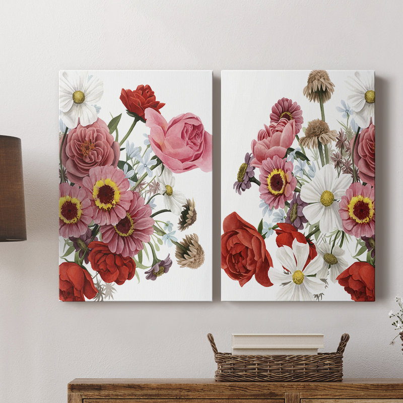 Modern Arrangement I - Toile tendue avec châssis de qualité supérieure - Prêt à être accroché, H 18 po x l 24 po