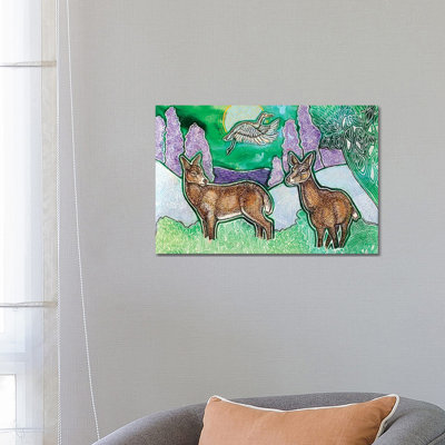 Blue Moon Tranquility by Lynnette Shelley - Wrapped Canvas Painting