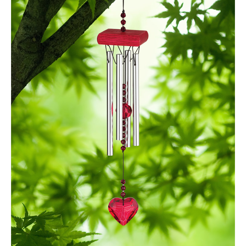 Carillon cristal - rouge