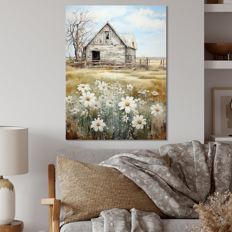 " Farmhouse Quiet Retreat II ", 20" H x 12" W