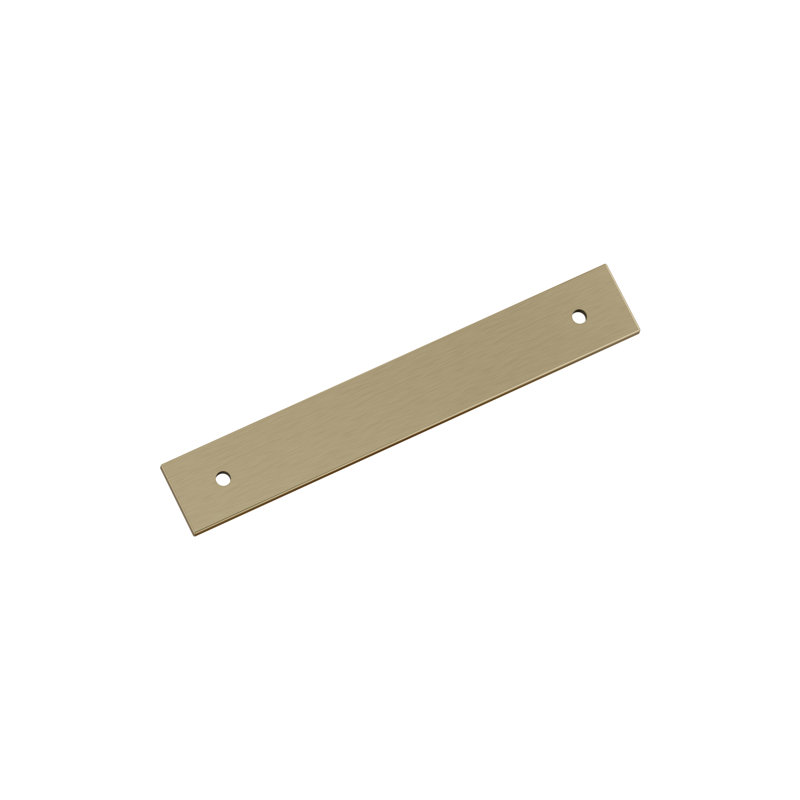 Plaque de rangement pour armoire rectangulaire champagne doré 5-1 / 16 po (128 mm) Ladera, Champagne doré