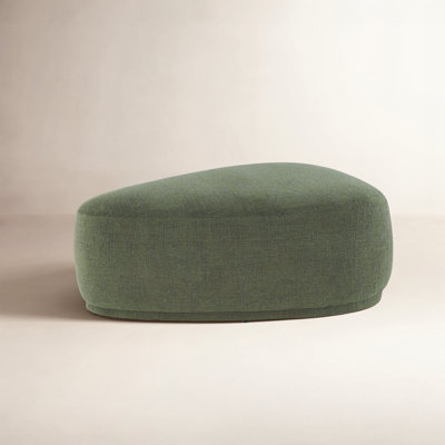 Adna 44'' Triangular Upholstered Ottoman