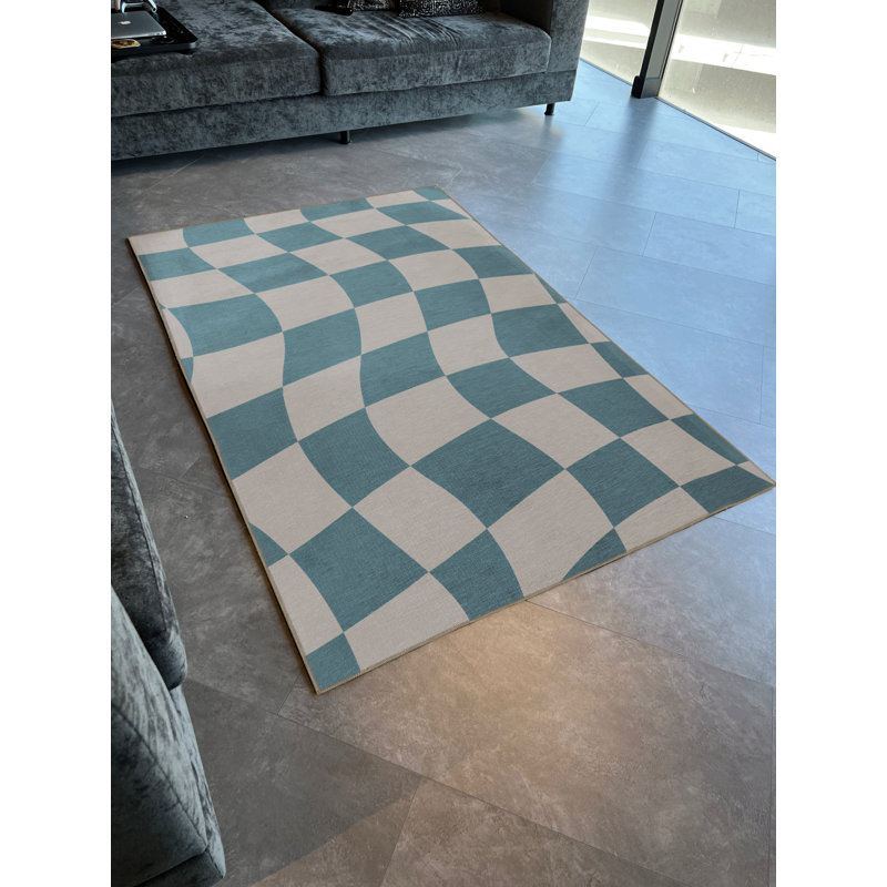 Tapis à motif géométrique Mira, Rectangle 3 pi 11,24 po x 5 pi 10,87 po