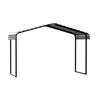 Metal Canopy 12 X 6 X 7 Ft. Eggshell