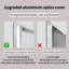 Miroir pleine grandeur 65 po x 21 po avec lumières Type de suspension murale pleine longueur pour miroir Convient aux chambres à coucher, à gradation et à l'éclairage 3 couleurs
