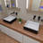 ALFI brand ABRS14SBM Black Matte 14" Square Solid Surface Resin Sink