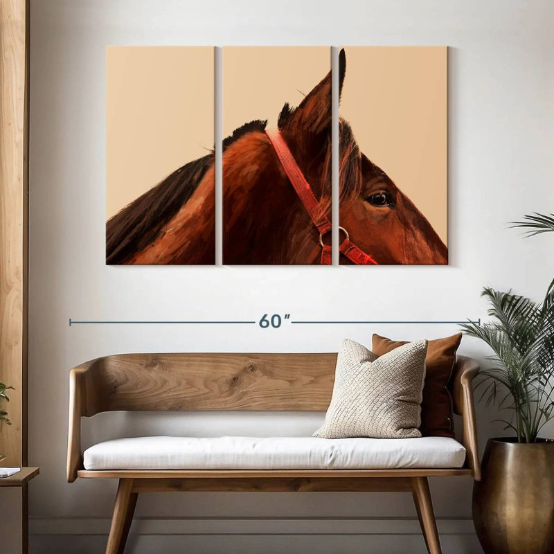 Brampt Horse, H 32 po x l 50 po
