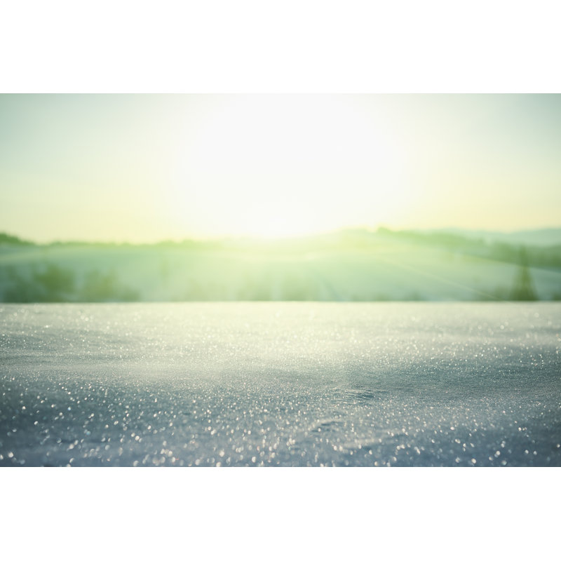 Snow In The Mountains by Myshkovsky - No Frame Art Prints on Canvas, 30cm H x 46cm W