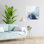 Frozen Ocean Dreams I, art mural contemporain abstrait
