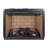 23 Inch Infrared Quartz Heater Fireplace Insert -Woodlog Version With Brick