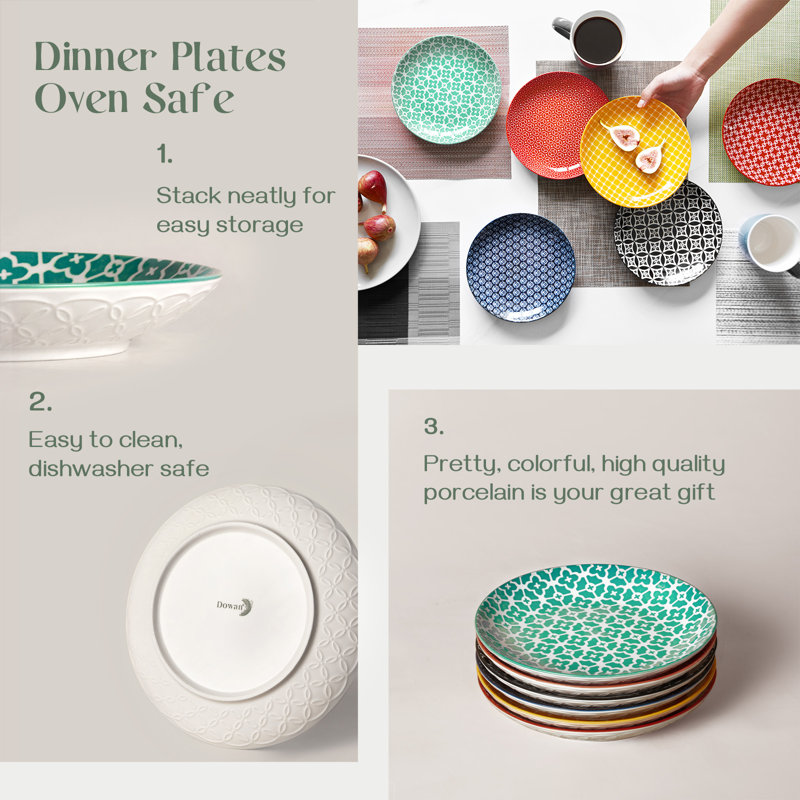 Naquaria 6 Piece Dinner Plate Set