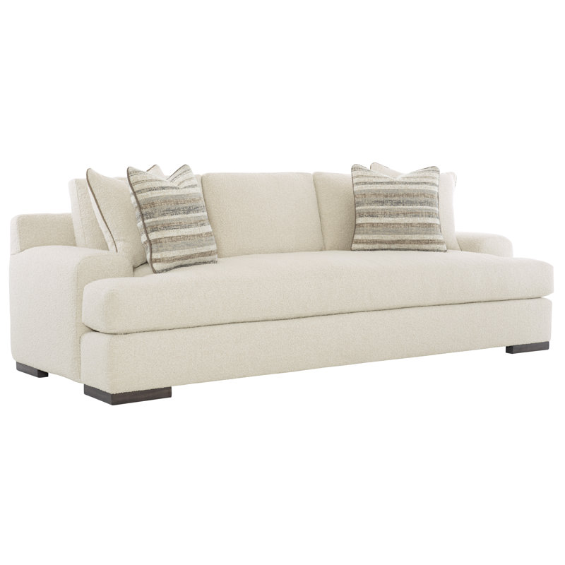 Andie 95'' Recessed Arm Sofa, Cream Boucle 1146-002, Portobello