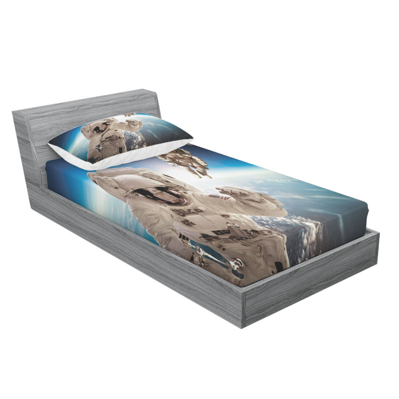 Microfiber Sheet Set, Twin Sheet Set with Fitted Sheet