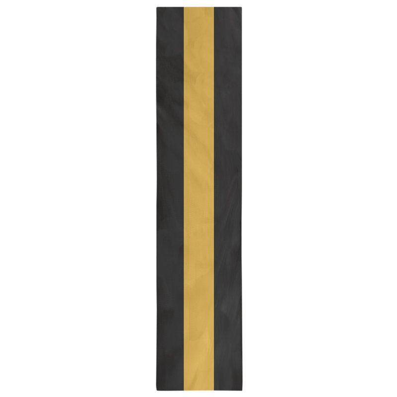 Cleveland Throwback Football Stripes Table Runner, 72" L x 16" W, Cotton Blend