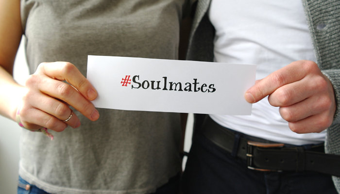 Valentins-Hashtag Soulmates
