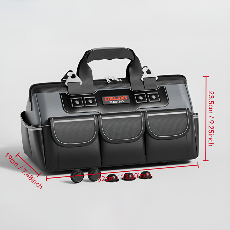 Pochette utilitaire portative de qualité industrielle avec caractéristiques de durabilité améliorées