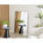 Alcantera Rectangle Metal Frame Wall Mirror - Simple and Elegant Modern Design-57059379-57059389