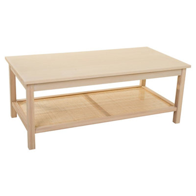 Glasser Four Leg Coffee Table with Storage