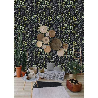 Peel & Stick Floral Wall Mural