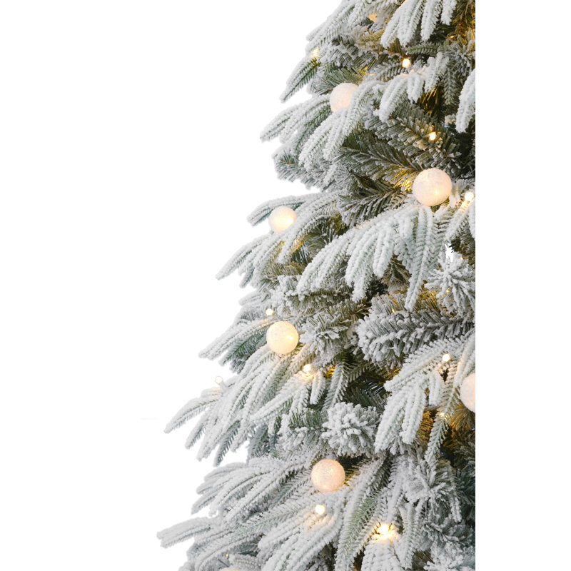 Arbre de Noël avec 300 lumières DEL - Comprend un sac de rangement pour arbre et une télécommande, 6'6"
