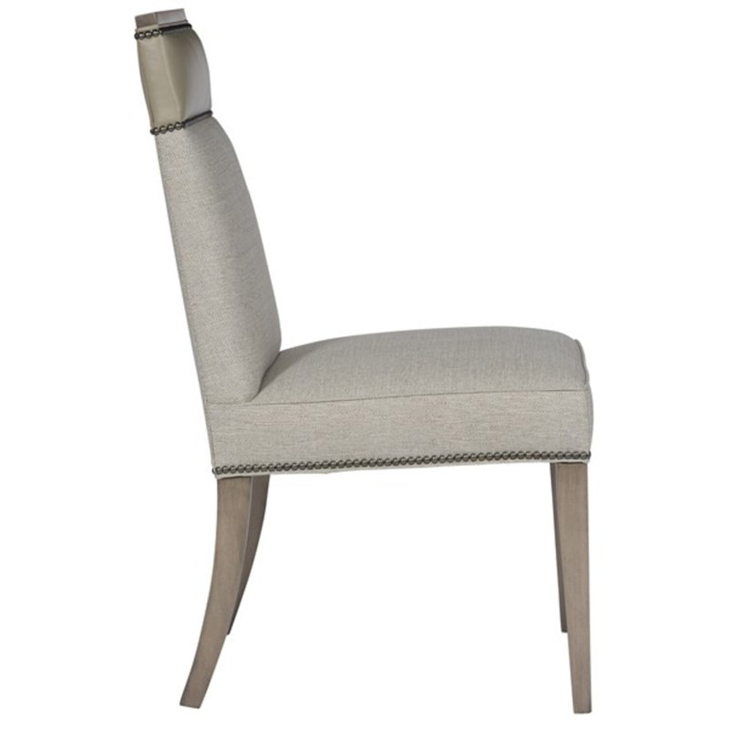 Phelps By Michael Weiss Upholstered Dining Chair, Marcus Linen/Remmy Beige, Silverthorne, No