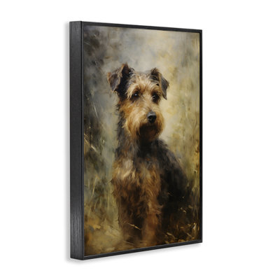 «Poised Terrier Dog», estampe numérique par Petal Prints Design