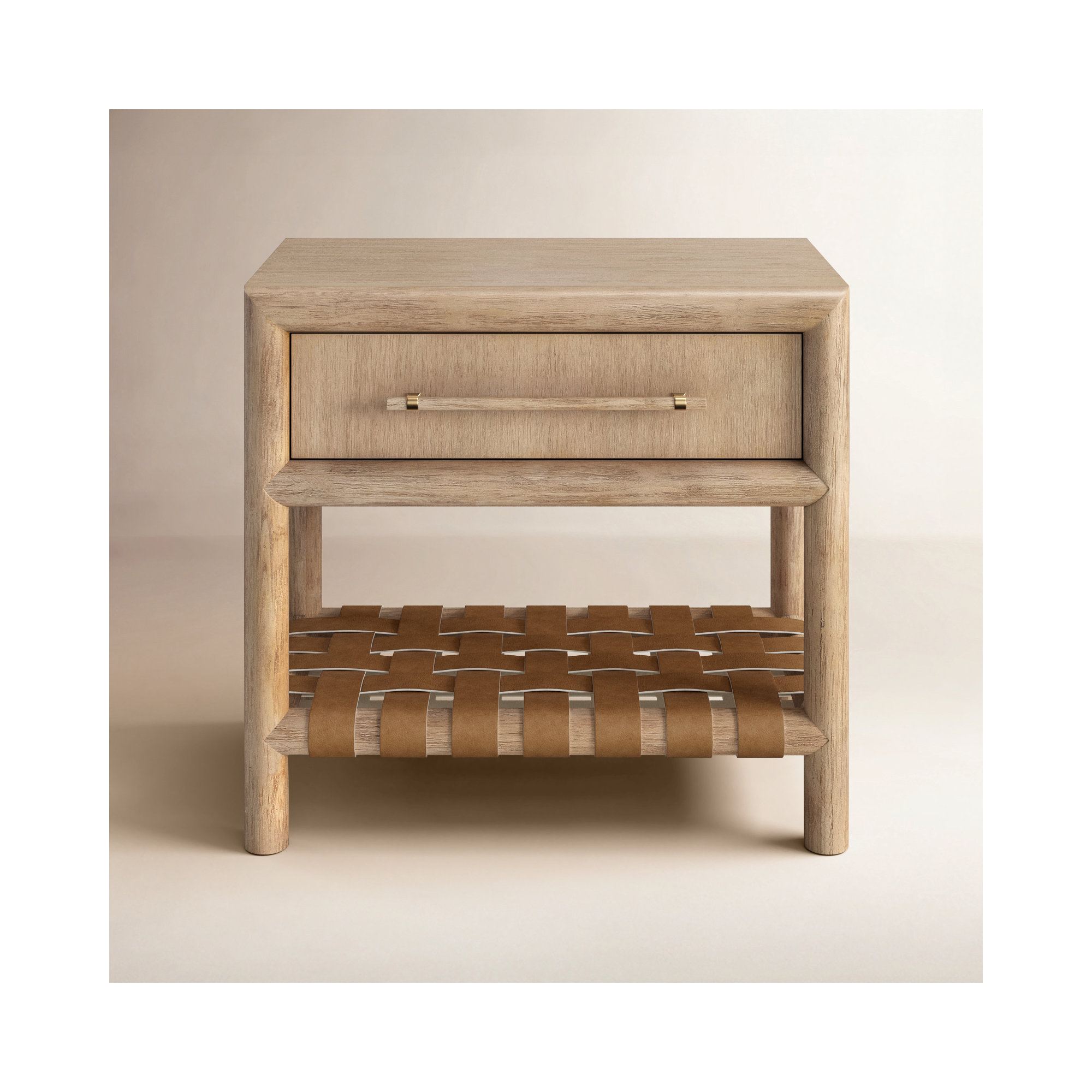 Colleen 1 - Drawer Nightstand, Natural