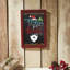 Plaque murale suspendue encadrée 12x8