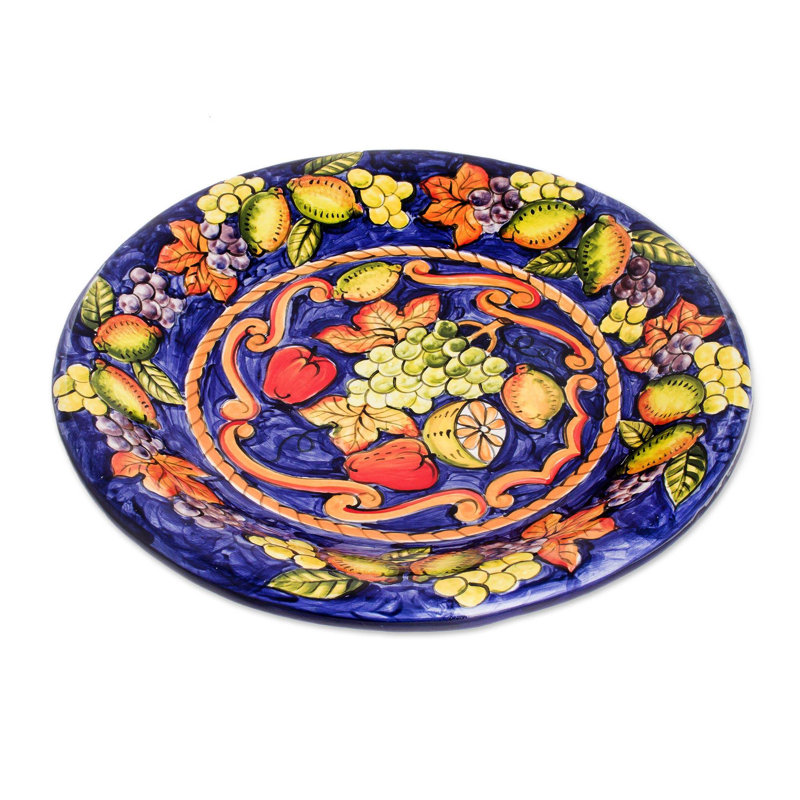 Assiette de service en céramique Aibek