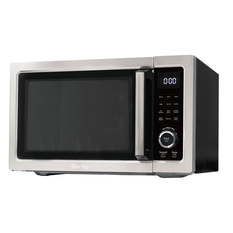 Danby 1 Cubic Feet 1000 Watt Convection Countertop Microwave with Air Frying Capability
